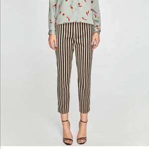 Zara Striped Work Pants